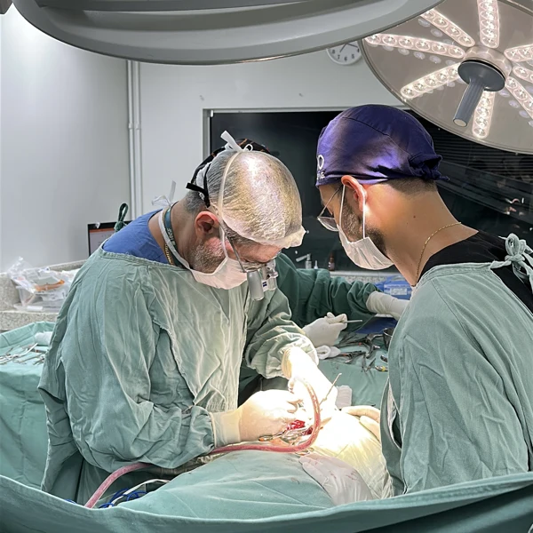 Procedimento cirúrgico Dr. Alexandre Toulias